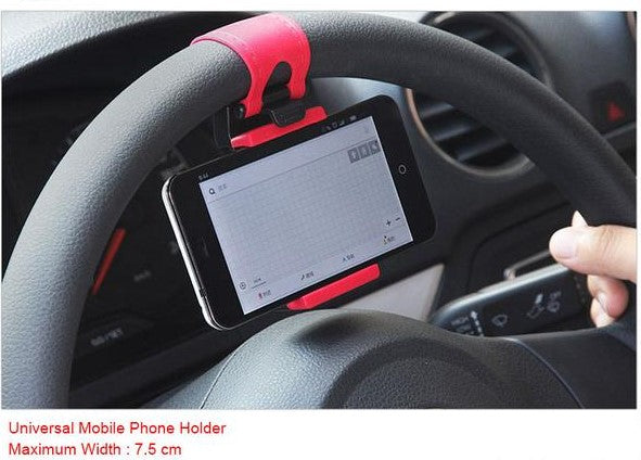 Truck and Car Steering Wheel Phone Clip Mount Holder