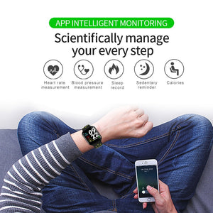 Sport Smart Watch - Heart Rate, Blood Pressure, Fitness Tracker, Pedometer