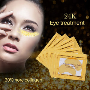 24k Gold Crystal Collagen Eye Mask