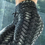 Sexy Weave-Like Pattern Fitness Sport Leggings